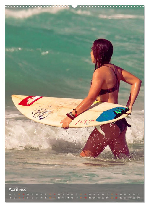 Surfen, Wind und Wellen (CALVENDO Premium Wandkalender 2027)