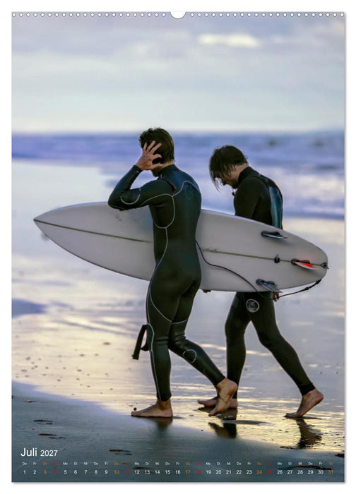 Surfen, Wind und Wellen (CALVENDO Premium Wandkalender 2027)
