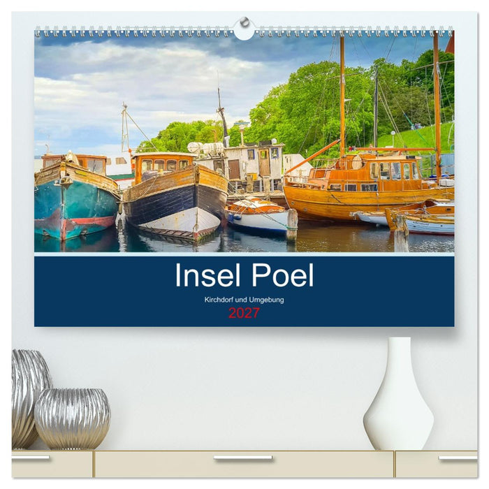 Insel Poel Kirchdorf und Umgebung (CALVENDO Premium Wandkalender 2027)