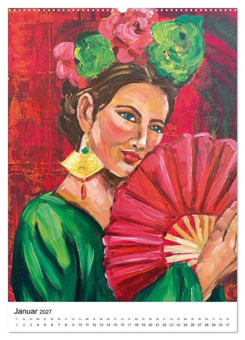 FLAMENCAS (CALVENDO Premium Wandkalender 2027)