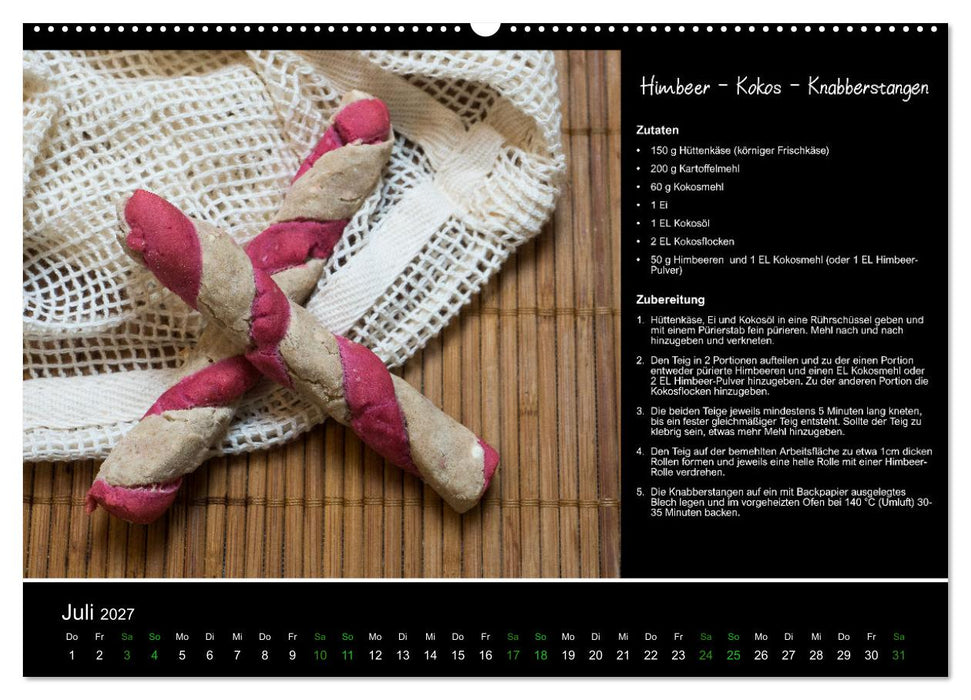 Hundekekse backen - Rezepte fürs ganze Jahr (CALVENDO Premium Wandkalender 2027)