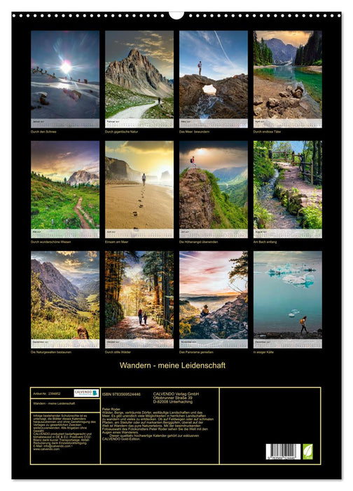 Wandern - meine Leidenschaft (CALVENDO Wandkalender 2027)