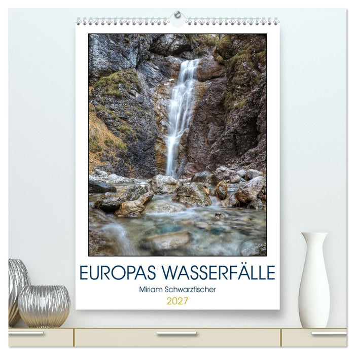 Europas Wasserfälle (CALVENDO Premium Wandkalender 2027)