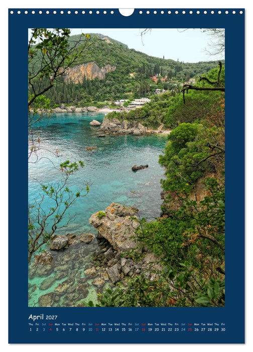 Corfu - Island of joie de vivre (CALVENDO Monthly Calendar 2027)