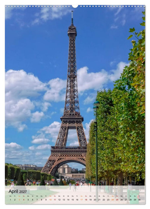 Eiffelturm - Ikone der Architektur, Ikone der Ingenieurskunst (CALVENDO Wandkalender 2027)