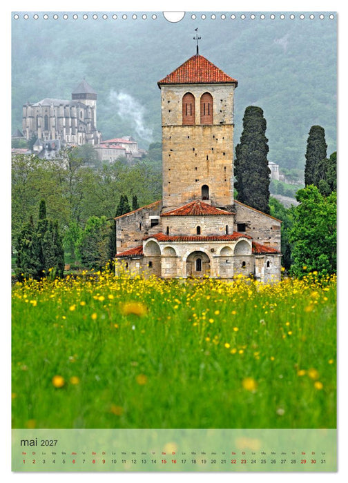 VILLAGES Occitanie (CALVENDO Calendrier mensuel 2027)