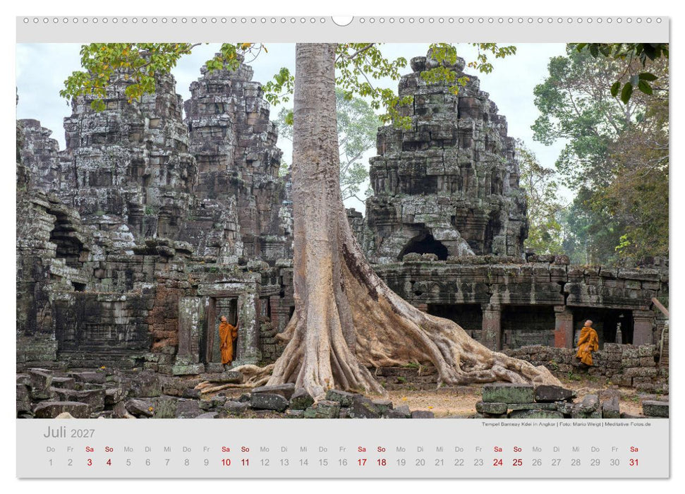 KAMBODSCHA - Im Land der Khmer (CALVENDO Premium Wandkalender 2027)