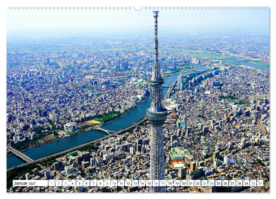 Metropolen - die schönsten Weltstädte von oben (CALVENDO Wandkalender 2027)