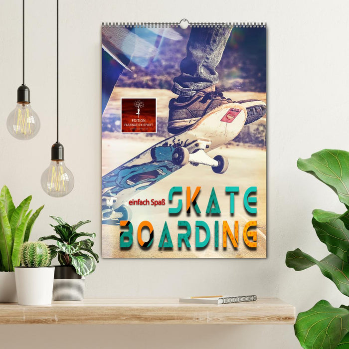 Skateboarding - einfach Spaß (CALVENDO Wandkalender 2027)