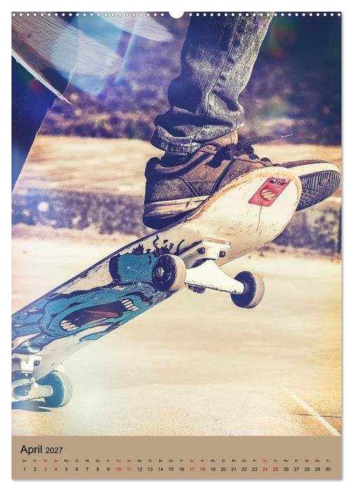 Skateboarding - einfach Spaß (CALVENDO Wandkalender 2027)