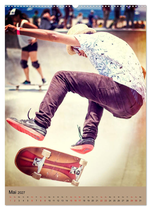 Skateboarding - einfach Spaß (CALVENDO Wandkalender 2027)