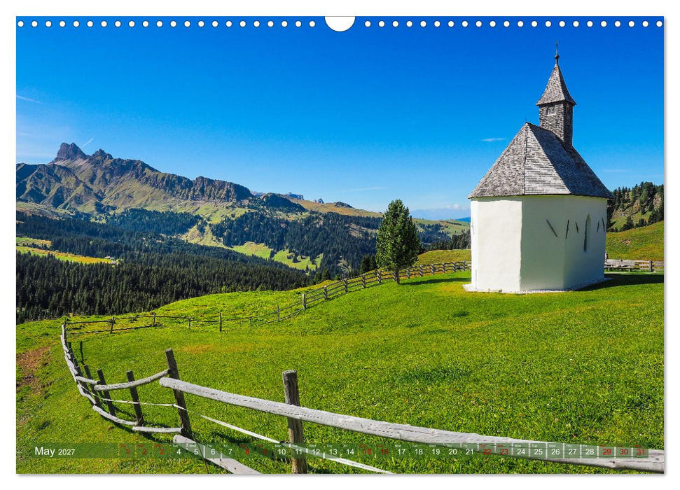 Fascinating Dolomite Alps (CALVENDO Monthly Calendar 2027)