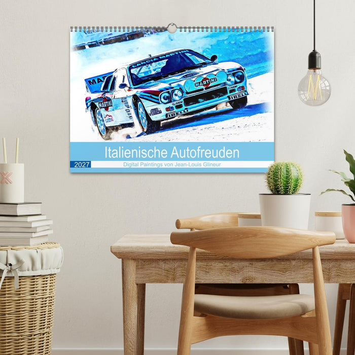 Italienische Autofreuden (CALVENDO Wandkalender 2027)
