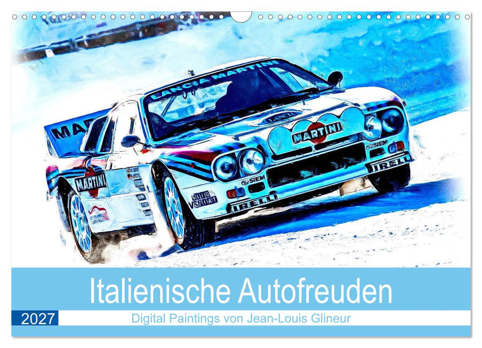 Italienische Autofreuden (CALVENDO Wandkalender 2027)