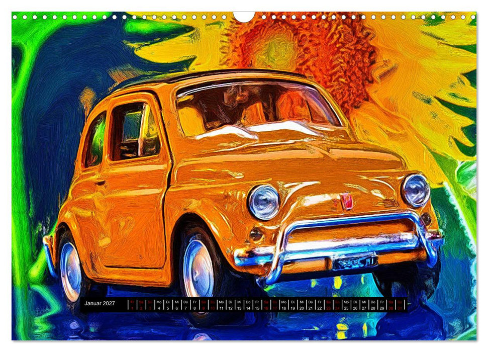 Italienische Autofreuden (CALVENDO Wandkalender 2027)