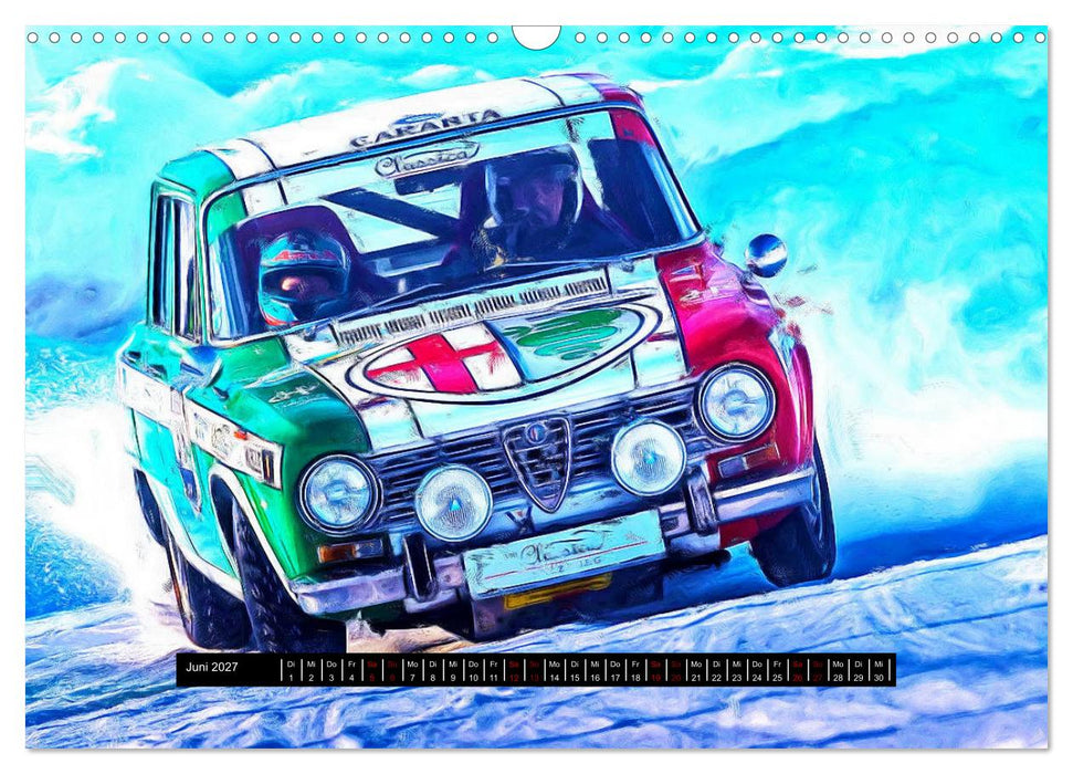 Italienische Autofreuden (CALVENDO Wandkalender 2027)