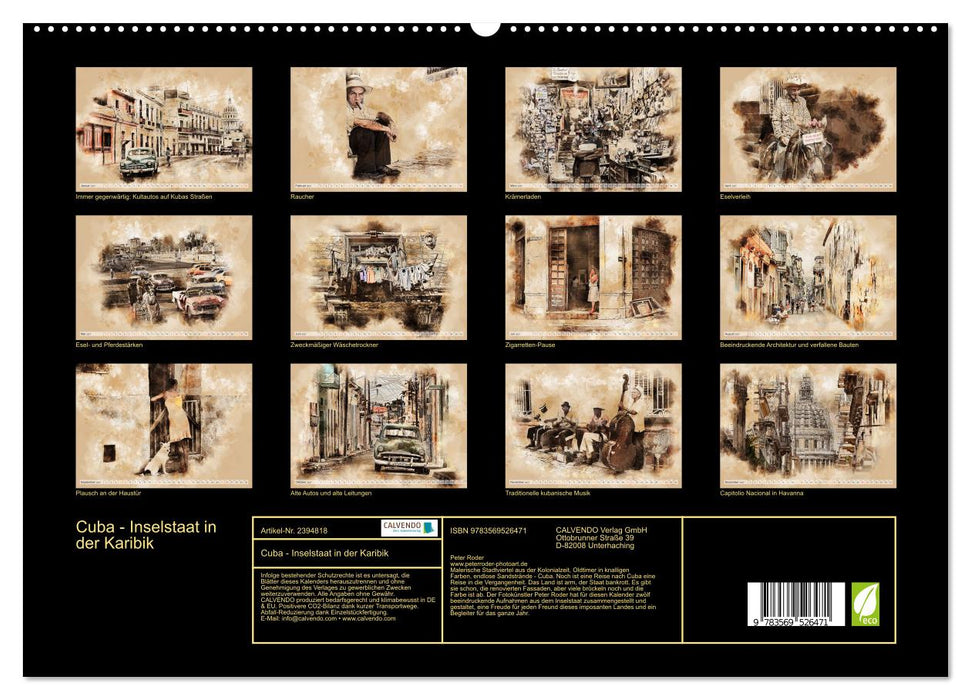 Cuba - Inselstaat in der Karibik (CALVENDO Wandkalender 2027)