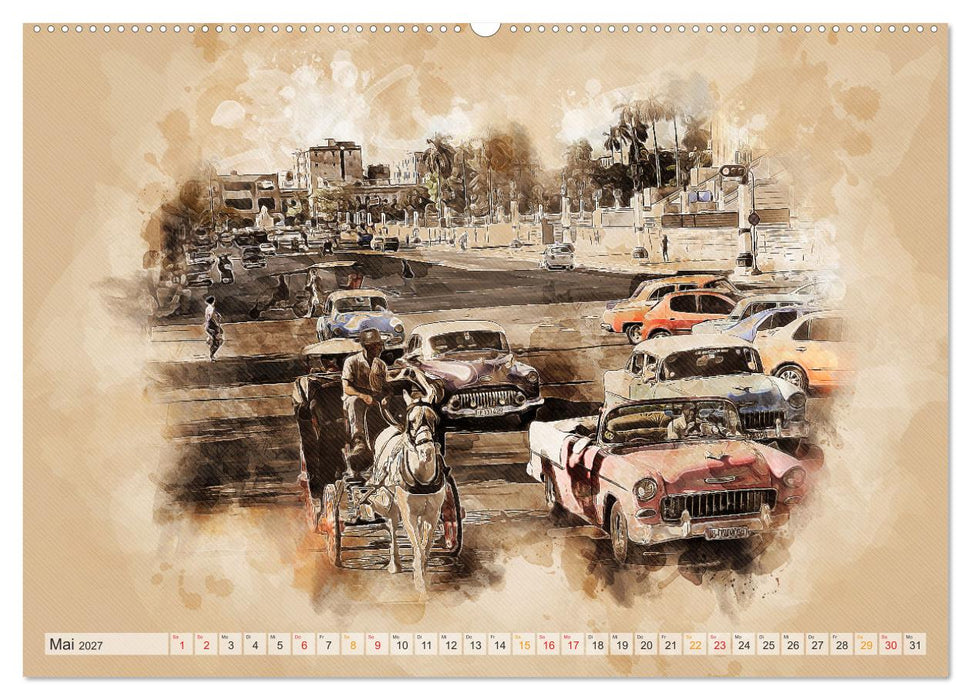 Cuba - Inselstaat in der Karibik (CALVENDO Wandkalender 2027)