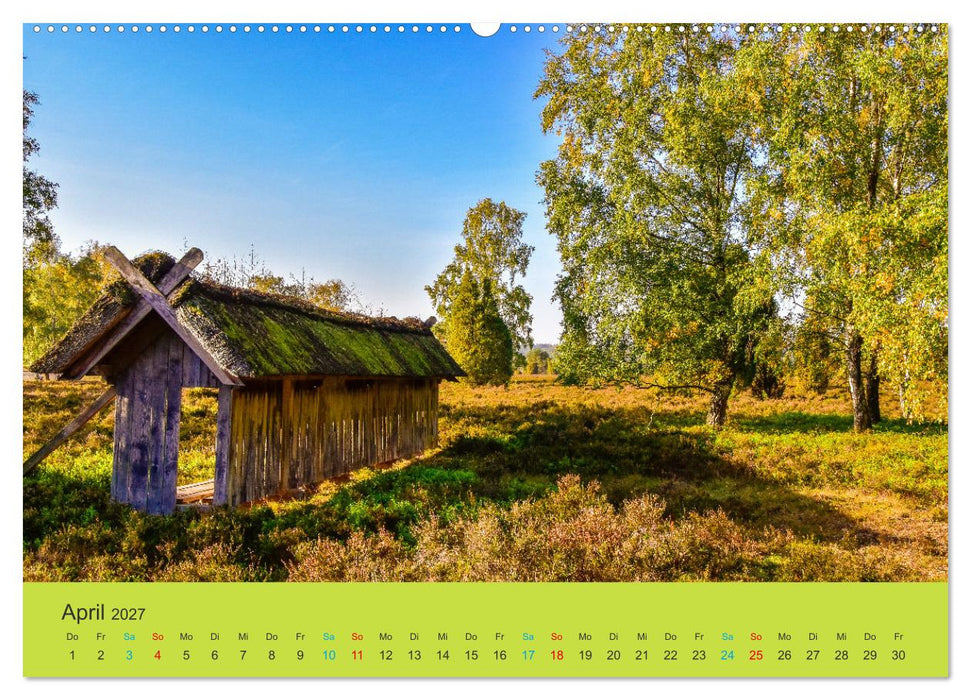 Die Heide blüht (CALVENDO Premium Wandkalender 2027)