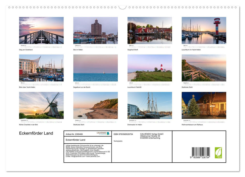 Eckernförder Land (CALVENDO Premium Wandkalender 2027)