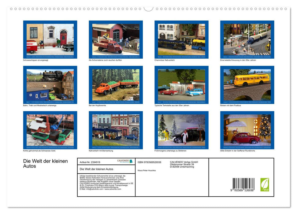 Die Welt der kleinen Autos (CALVENDO Premium Wandkalender 2027)