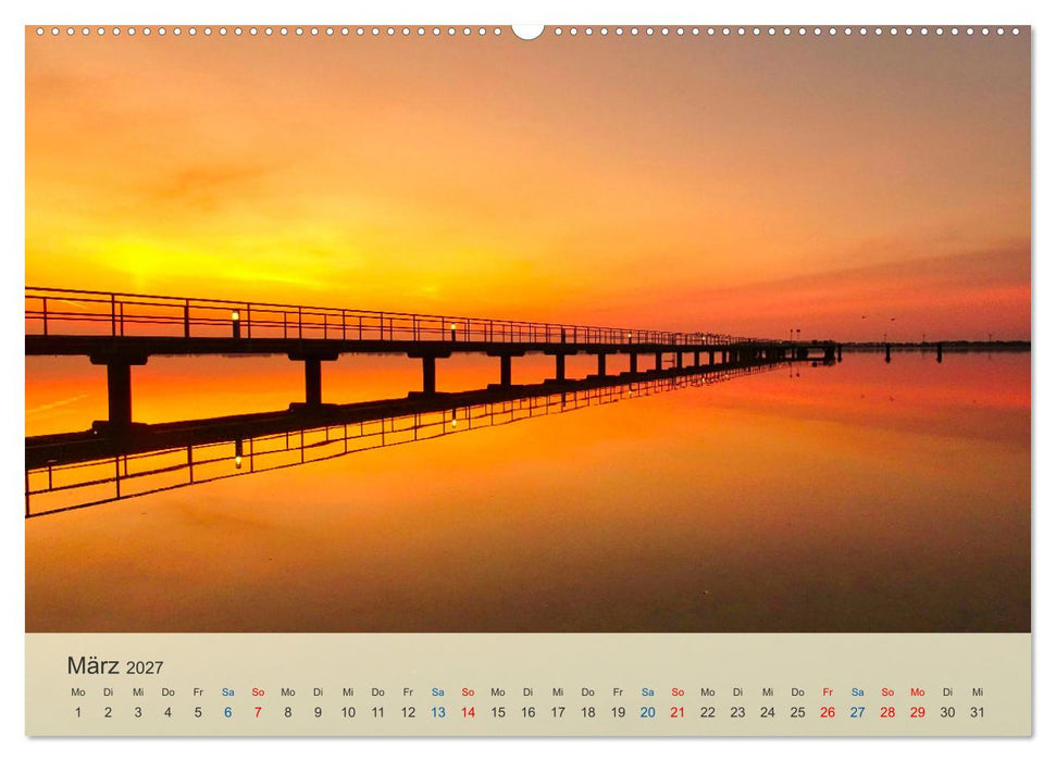 Wenn die Sonne unter geht (CALVENDO Premium Wandkalender 2027)