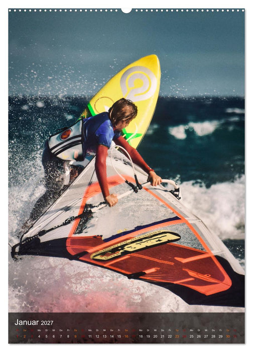 Windsurfing - Wind und Wellen (CALVENDO Premium Wandkalender 2027)