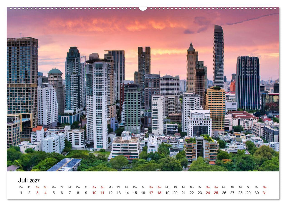 Bangkok das traumhafte Reiseziel (CALVENDO Premium Wandkalender 2027)