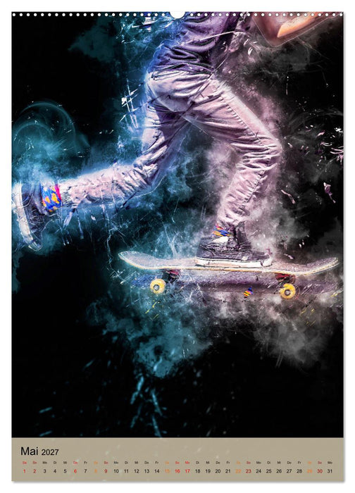 Skateboarding - einfach cool (CALVENDO Wandkalender 2027)