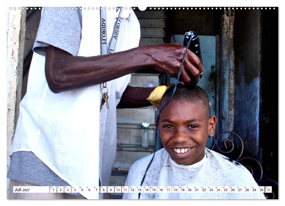 Frisch frisiert - Friseure in Kuba (CALVENDO Premium Wandkalender 2027)