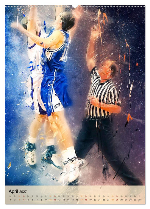 Basketball spektakulär (CALVENDO Premium Wandkalender 2027)
