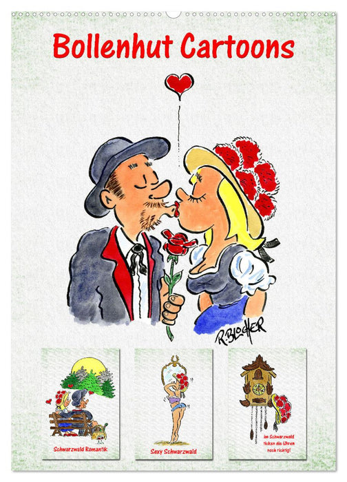 Bollenhut Cartoons (CALVENDO Wandkalender 2027)