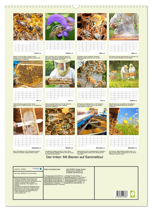 Der Imker: Mit Bienen auf Sammeltour (CALVENDO Wandkalender 2027)