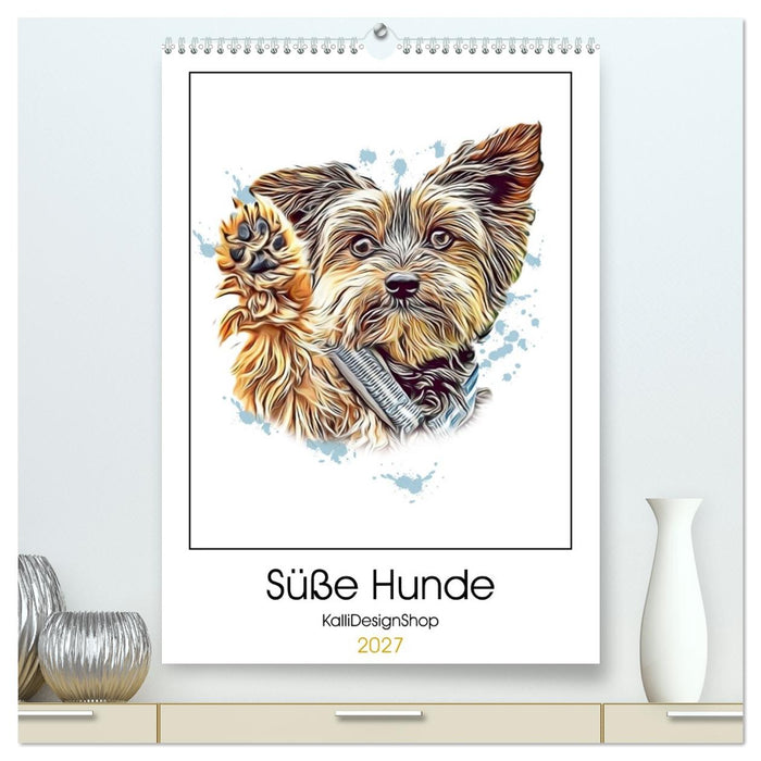 Süße Hunde (CALVENDO Premium Wandkalender 2027)
