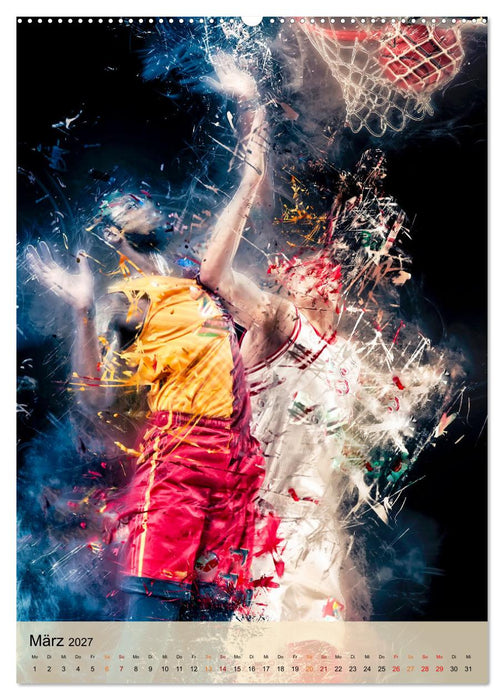 Basketball spektakulär (CALVENDO Wandkalender 2027)