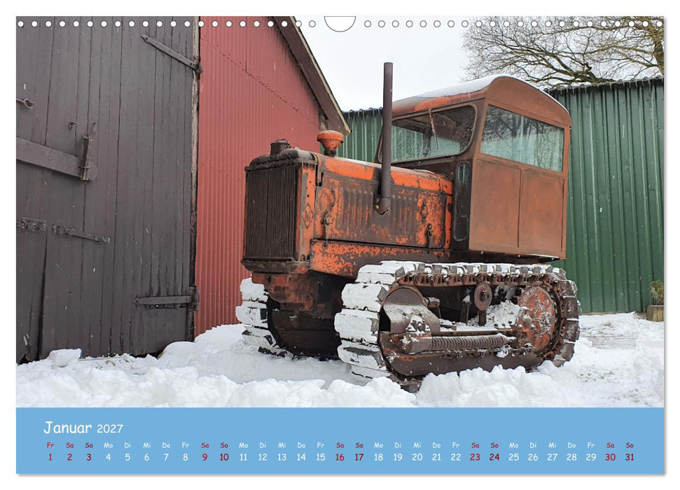 Historische Traktoren 2027 (CALVENDO Wandkalender 2027)