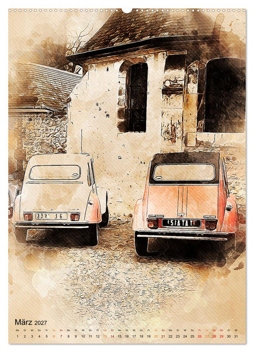 Die Ente - Automobil Legende (CALVENDO Wandkalender 2027)