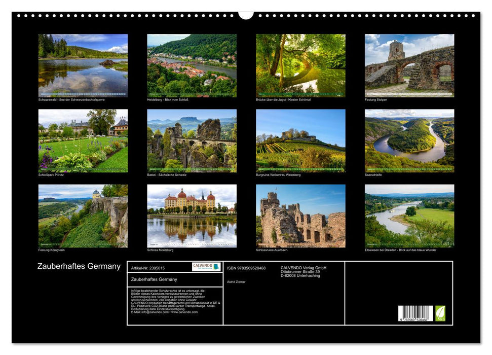 Zauberhaftes Germany (CALVENDO Wandkalender 2027)