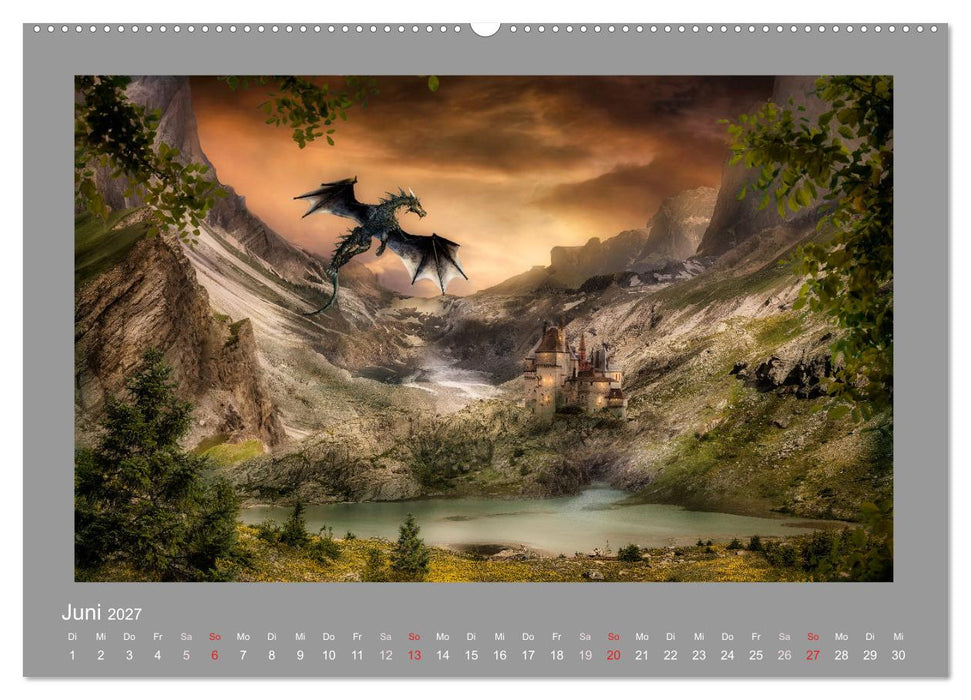 Land der Drachen (CALVENDO Premium Wandkalender 2027)