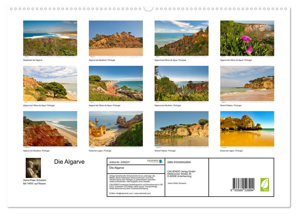 Die Algarve (CALVENDO Premium Wandkalender 2027)