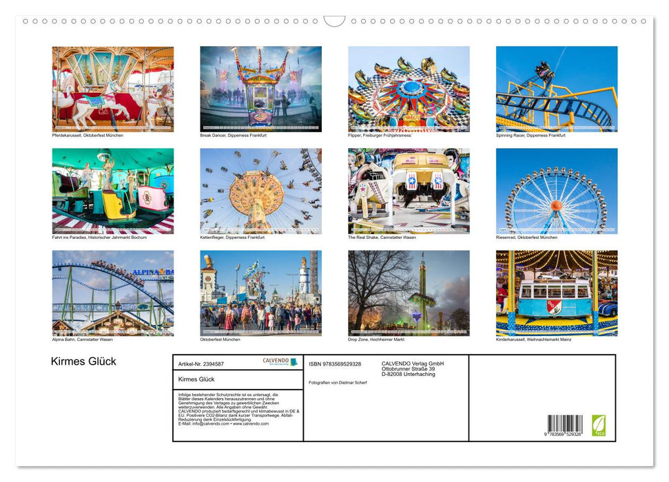 Kirmes Glück (CALVENDO Wandkalender 2027)