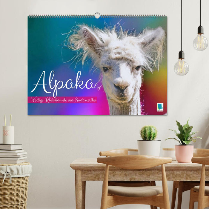 Alpakas: Wollige Kleinkamele aus Südamerika (CALVENDO Wandkalender 2027)