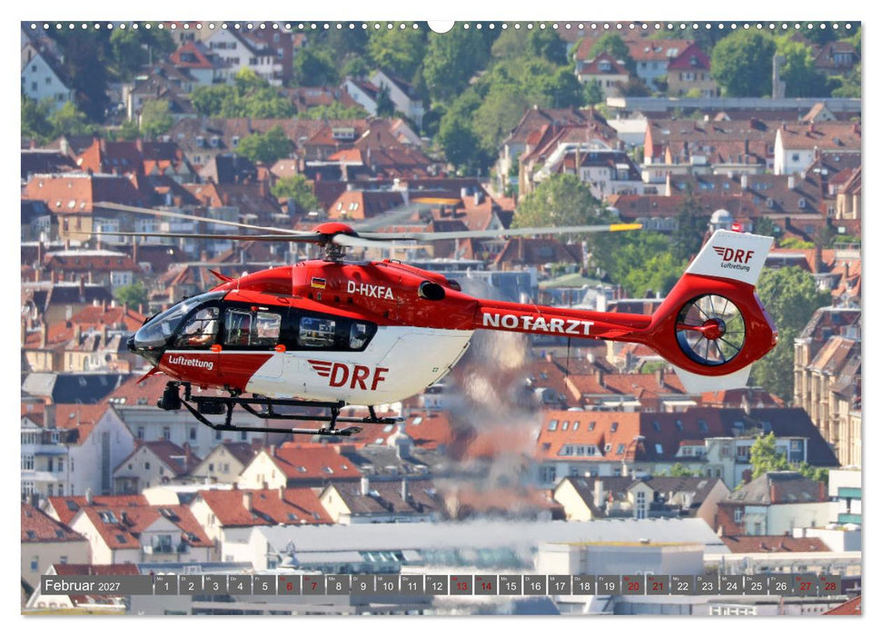Helikopter in der Luft 2.0 (CALVENDO Wandkalender 2027)