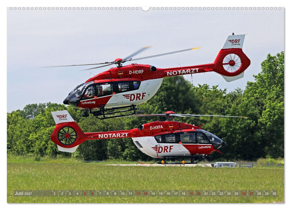 Helikopter in der Luft 2.0 (CALVENDO Wandkalender 2027)