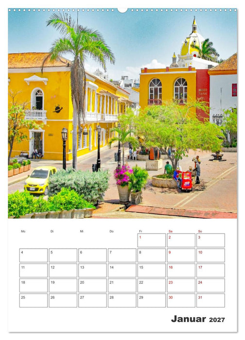 Reise durch Mittelamerika - Urlaubsplaner (CALVENDO Wandkalender 2027)
