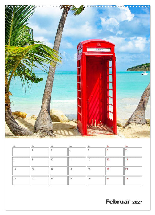 Reise durch Mittelamerika - Urlaubsplaner (CALVENDO Wandkalender 2027)