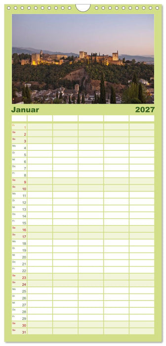 Momente einer Reise - Andalusien (CALVENDO Familienplaner 2027)