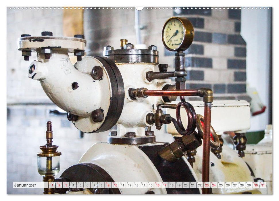 Dampfmaschinen - Technik (CALVENDO Premium Wandkalender 2027)