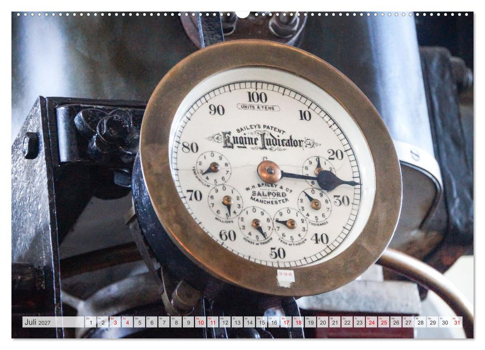 Dampfmaschinen - Technik (CALVENDO Premium Wandkalender 2027)
