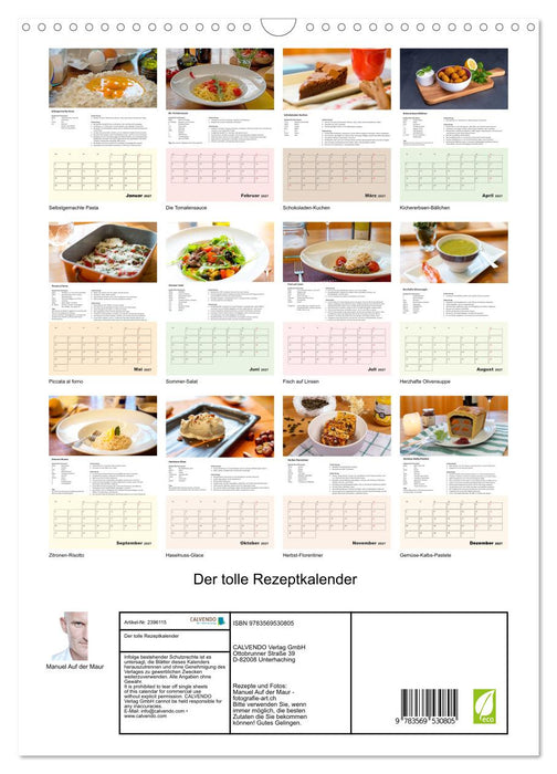 Der tolle Rezeptkalender (CALVENDO Wandkalender 2027)